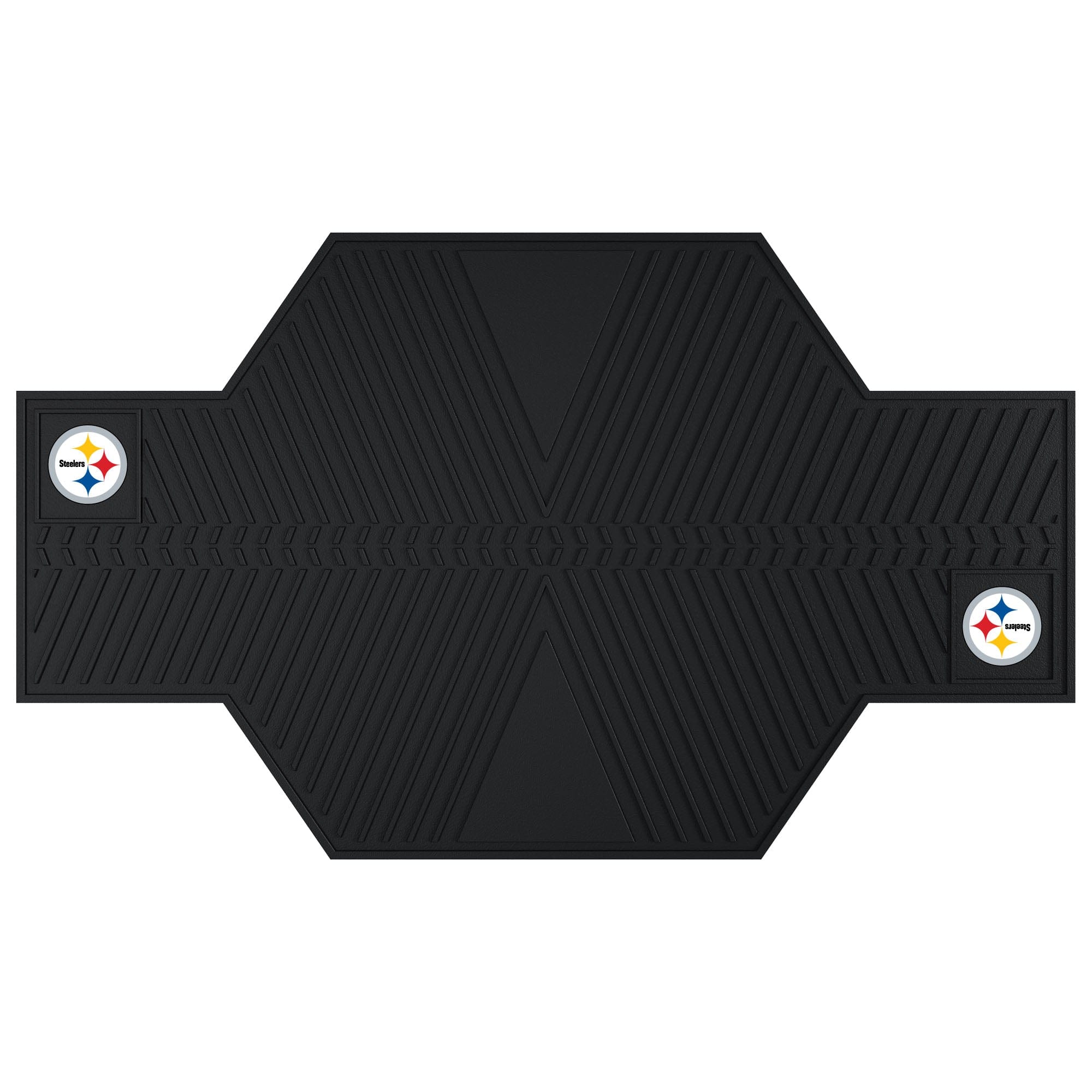 Pittsburgh Steelers Motorcycle Mat - Pittsburgh Steelers