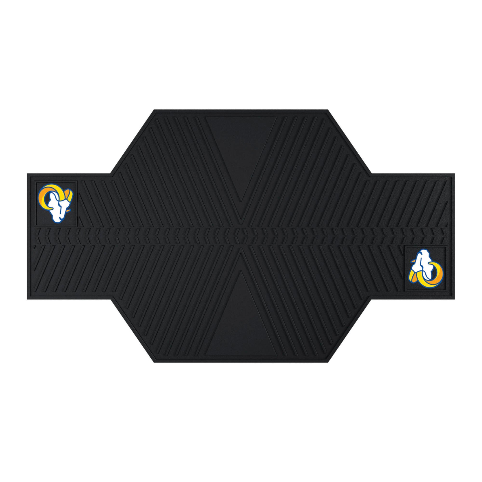 Los Angeles Rams Motorcycle Mat - Los Angeles Rams