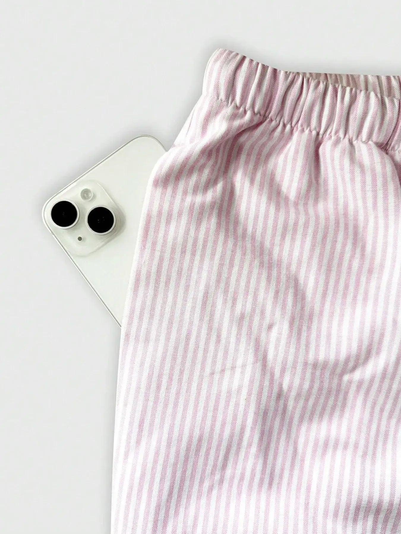 Drawstring Striped Wide Leg Pants - Trendsi - Flyclothing LLC
