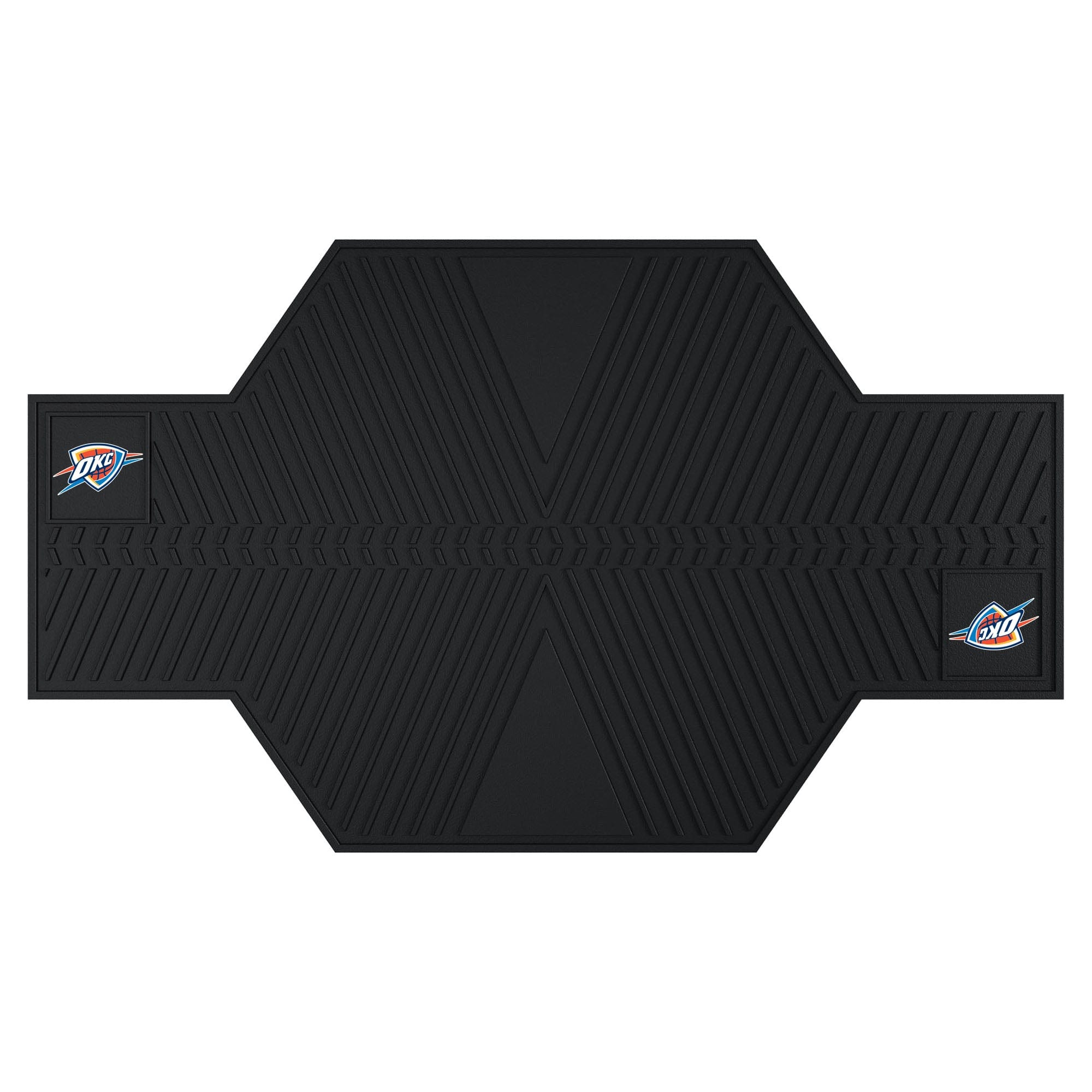 Oklahoma City Thunder Motorcycle Mat - Oklahoma City Thunder
