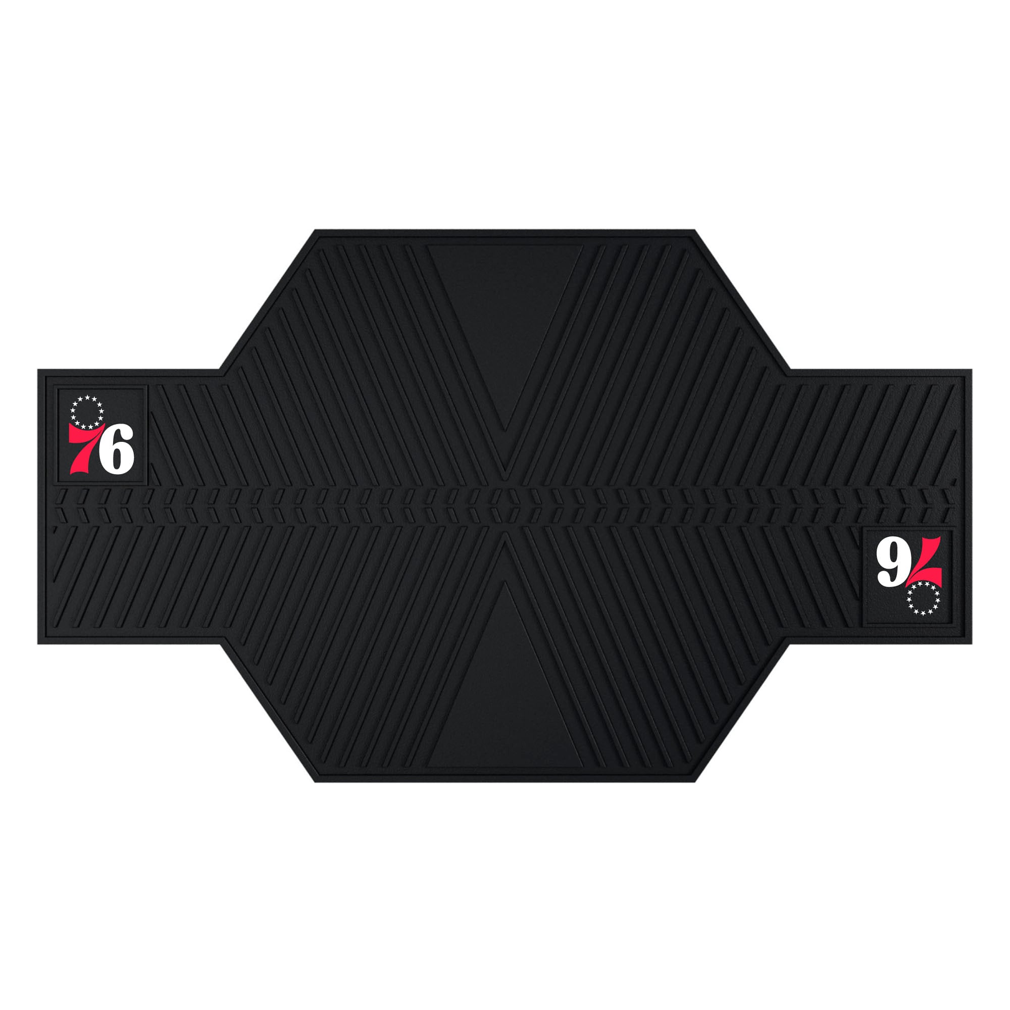 Philadelphia 76ers Motorcycle Mat - Philadelphia 76ers