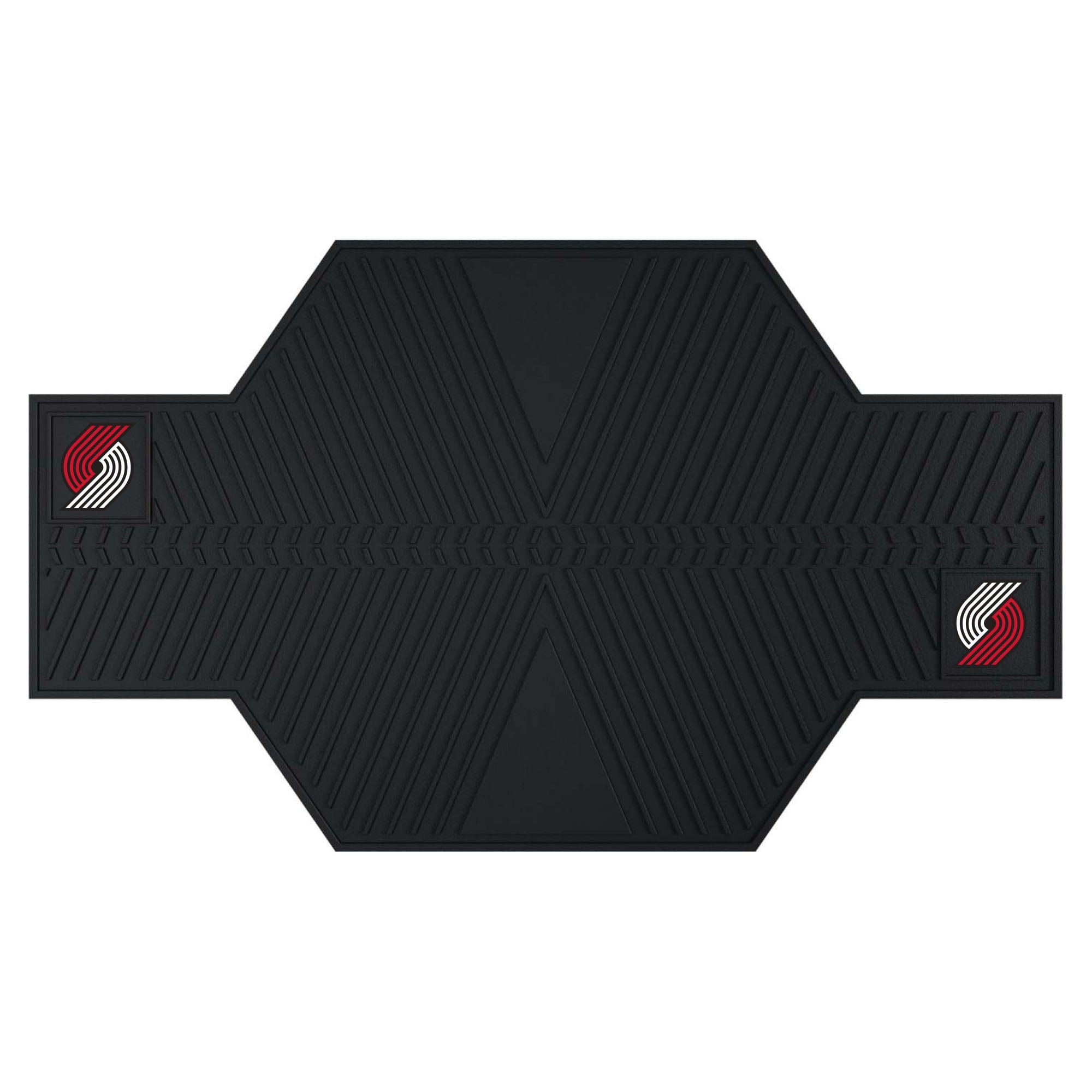 Portland Trail Blazers Motorcycle Mat - Portland Trail Blazers