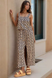 Printed Square Neck Top and Pants Set - Trendsi - Flyclothing LLC