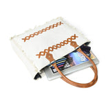 Urban Zigzag Canvas Shopper's Tote - Classy Leather Bags - Flyclothing LLC