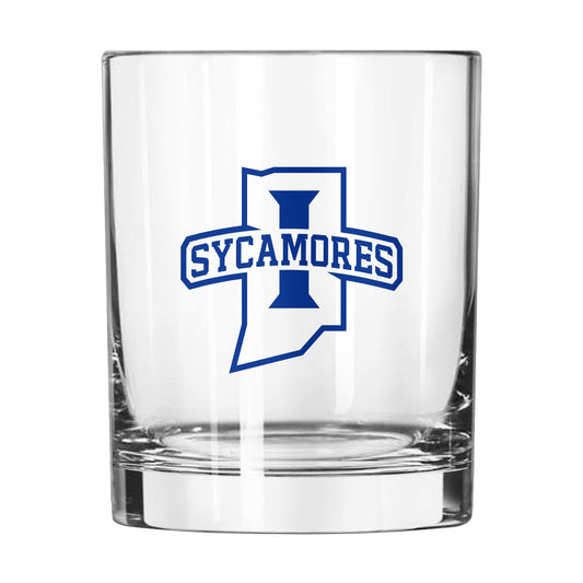 Indiana State 14oz Gameday Rocks Glass - Logo Brands - Flyclothing LLC