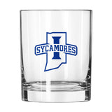 Indiana State 14oz Gameday Rocks Glass - Logo Brands - Flyclothing LLC