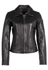 Lusan RF Leather Jacket, Black