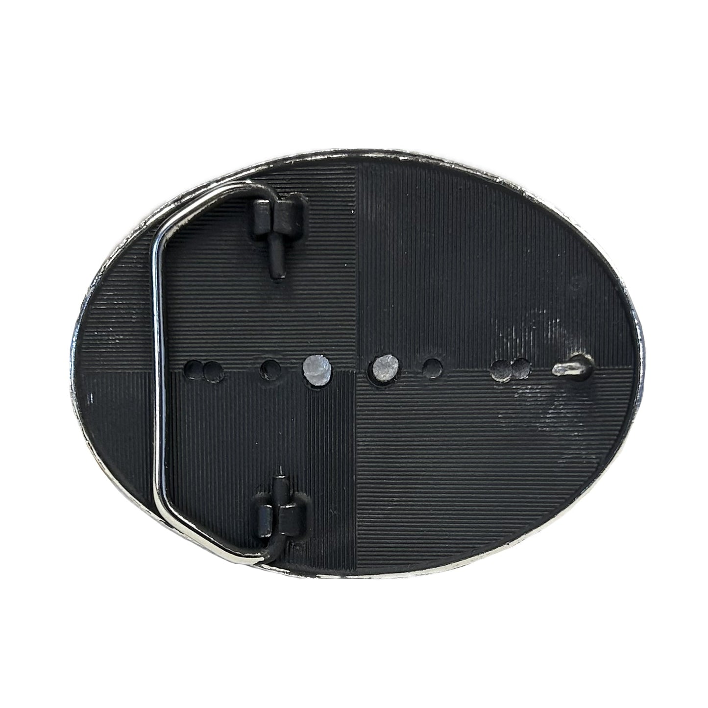 Rockmount Ranch Wear Mustang Silver & Black Western Belt Buckle - Rockmount Clothing - Flyclothing LLC