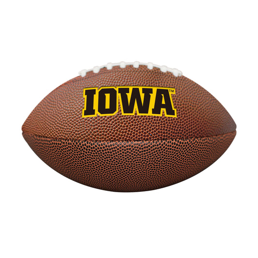 Iowa Mini Size Composite Football - Logo Brands - Flyclothing LLC