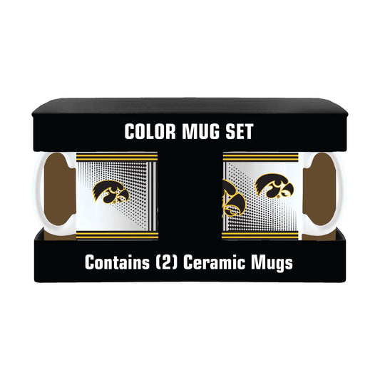 Iowa 11oz Hero Sublimated Mug 2 Pack - Logo Brands - Flyclothing LLC