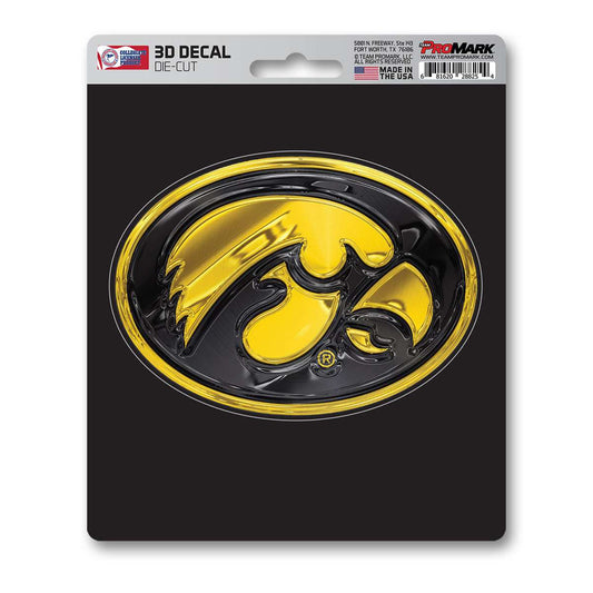 University of Iowa 3D Decal - Logo Brands - Flyclothing LLC