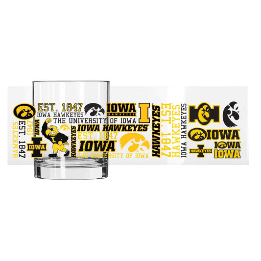 Iowa 14oz Spirit Rocks Glass - Logo Brands - Flyclothing LLC
