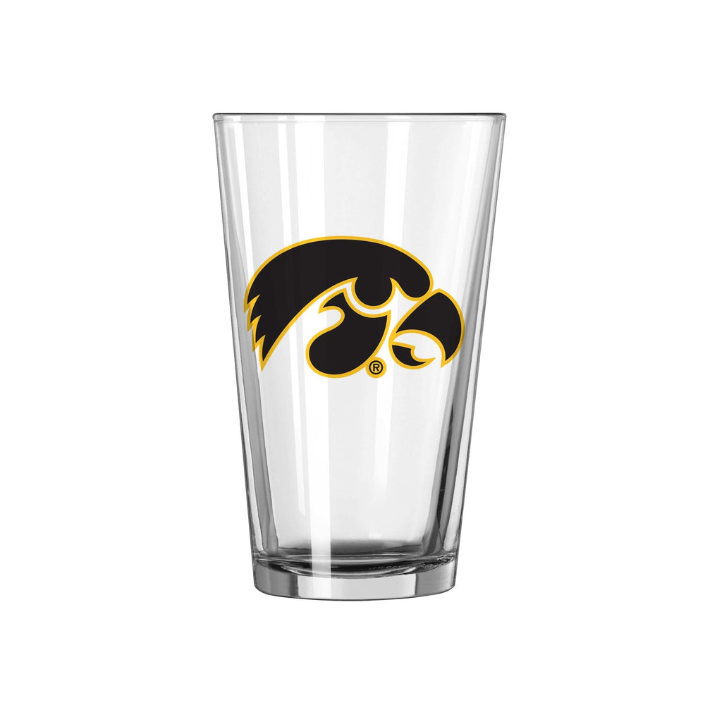 Iowa 16oz Logo Pint Glass - Logo Brands - Flyclothing LLC
