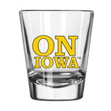 Iowa 2oz Slogan Shot Glass - Logo Brands - Flyclothing LLC