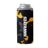 Iowa Camo Swagger 12oz Slim Can Coolie - Logo Brands - Flyclothing LLC