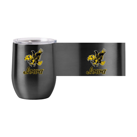 Iowa Retro 16oz Stainless Curved Beverage - Logo Brands - Flyclothing LLC