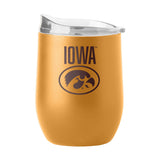 Iowa 16oz Huddle Powder Coat Curved Beverage - Logo Brands - Flyclothing LLC