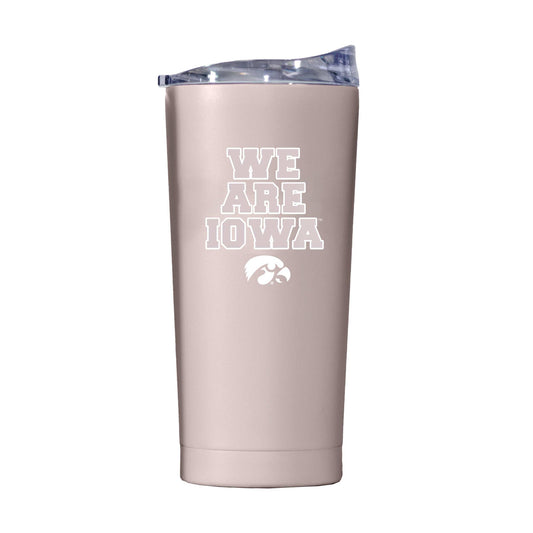 Iowa 20oz Stencil Powder Coat Tumbler - Logo Brands - Flyclothing LLC