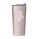 Iowa 20oz Stencil Powder Coat Tumbler - Logo Brands - Flyclothing LLC