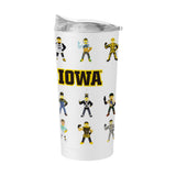 Iowa 20oz Multiple Herkys Powder Coat Tumbler - Logo Brands - Flyclothing LLC