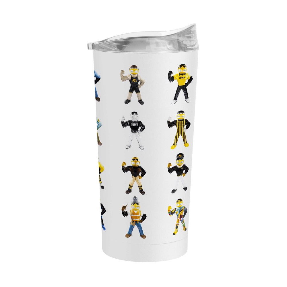 Iowa 20oz Multiple Herkys Powder Coat Tumbler - Logo Brands - Flyclothing LLC
