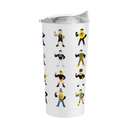 Iowa 20oz Multiple Herkys Powder Coat Tumbler - Logo Brands - Flyclothing LLC