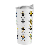 Iowa 20oz Multiple Herkys Powder Coat Tumbler - Logo Brands - Flyclothing LLC