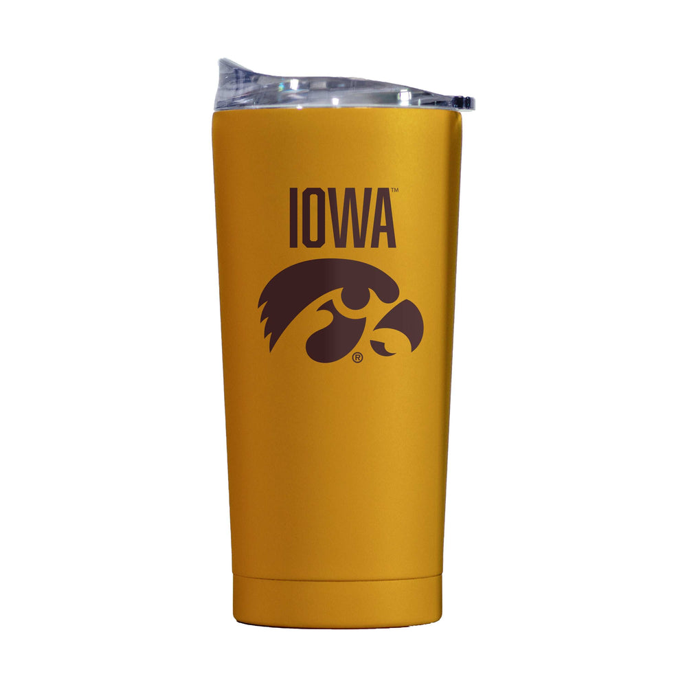 Iowa 20oz Huddle Powder Coat Tumbler - Logo Brands - Flyclothing LLC