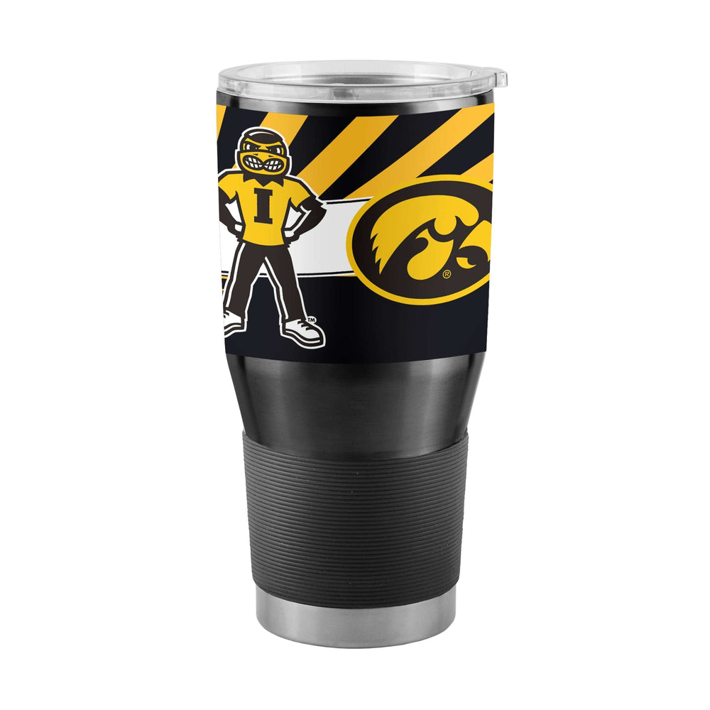 Iowa 30oz Mascot Stainless Tumbler - Logo Brands - Flyclothing LLC
