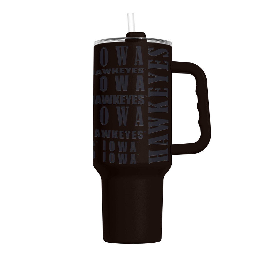 Iowa 40oz Replay Powder Coat Tumbler - Logo Brands - Flyclothing LLC