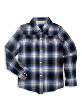 Girl's Ely Cattleman Plaid Flannel Western Snap Shirt - Ely Cattleman - Flyclothing LLC