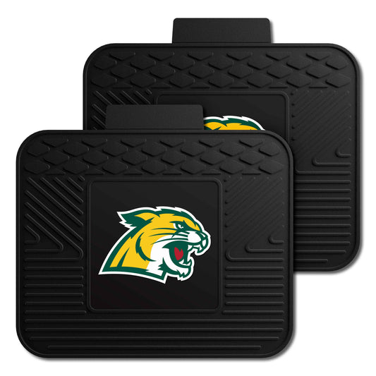 Northern Michigan Wildcats Back Seat Car Utility Mats - 2 Piece Set - Northern Michigan