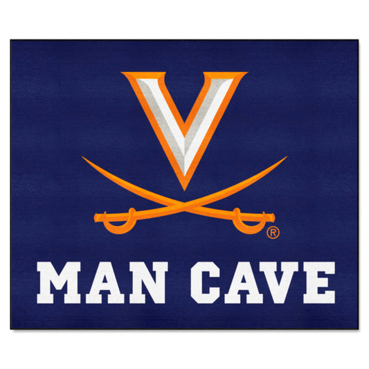 Virginia Cavaliers Man Cave Tailgater Rug - 5ft. x 6ft.