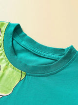 Children's Dinosaur Short Sleeve Tee & Shorts Set - Trendsi - Flyclothing LLC