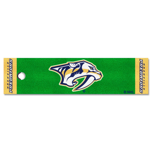 Nashville Predators Putting Green Mat - 1.5ft. x 6ft. - Nashville Predators