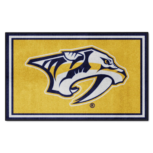 Nashville Predators 4ft. x 6ft. Plush Area Rug - Nashville Predators