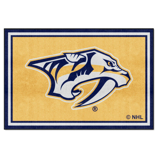 Nashville Predators 5ft. x 8 ft. Plush Area Rug - Nashville Predators