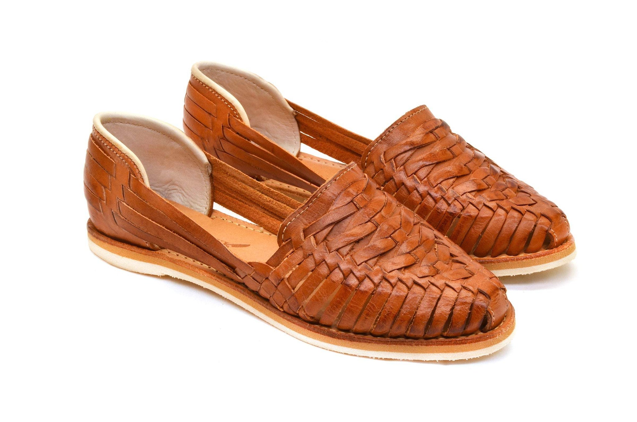 Cross Woven Huarache Walnut - Bottomless Co. - Flyclothing LLC