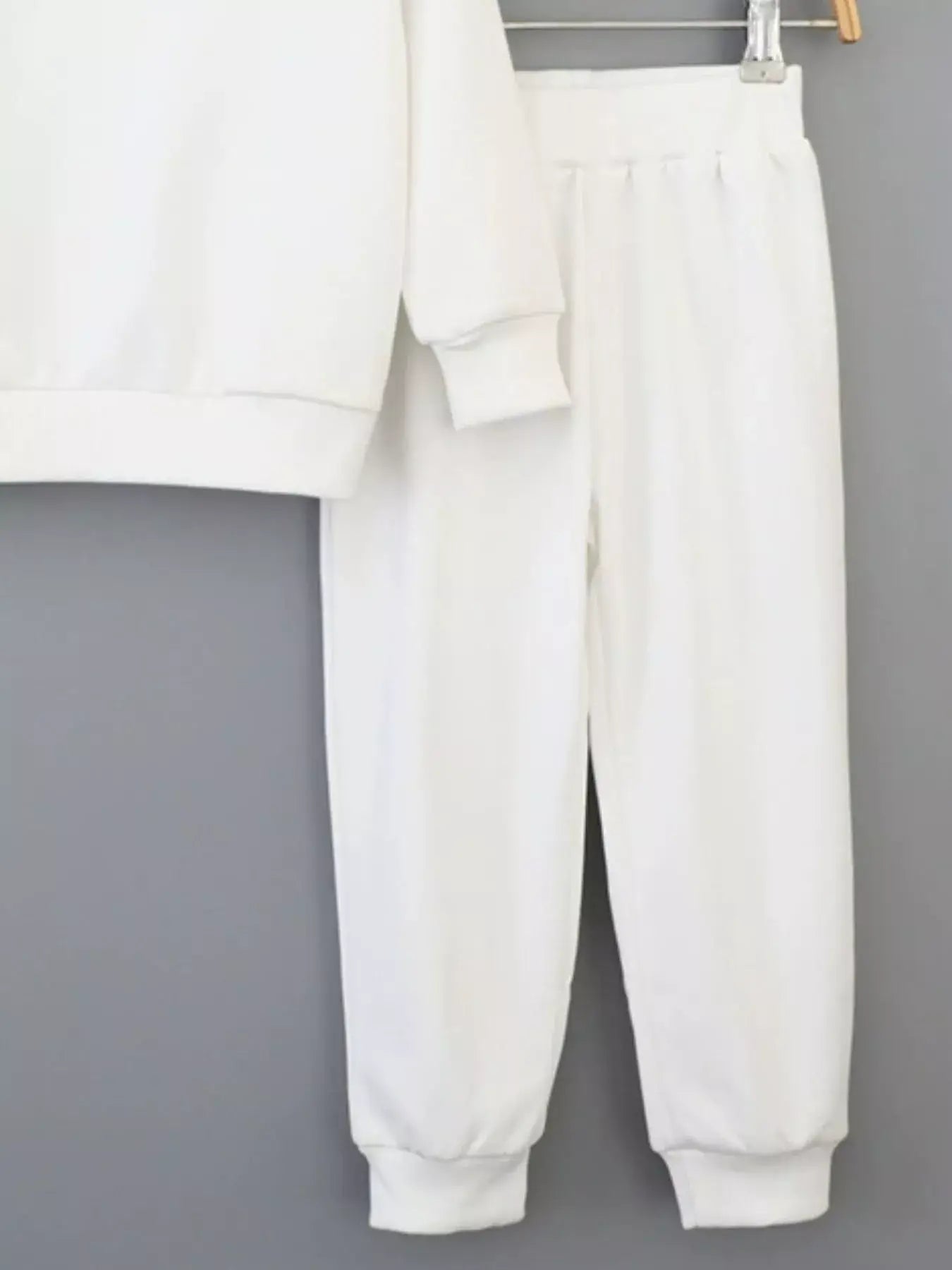 Children's Long Sleeve Hoodie and Pants Set - Trendsi - Flyclothing LLC