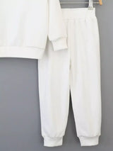 Children's Long Sleeve Hoodie and Pants Set - Trendsi - Flyclothing LLC