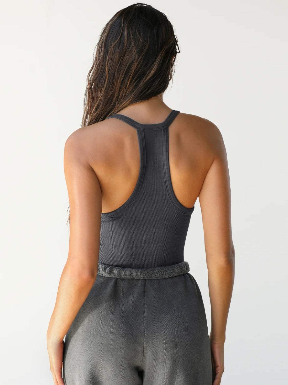 Scoop Neck Wide Strap Tank - Trendsi - Flyclothing LLC