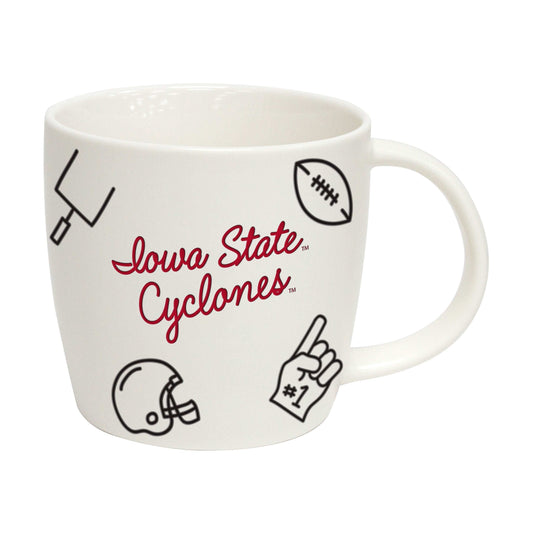 Iowa State 18oz Playmaker Mug - Logo Brands - Flyclothing LLC