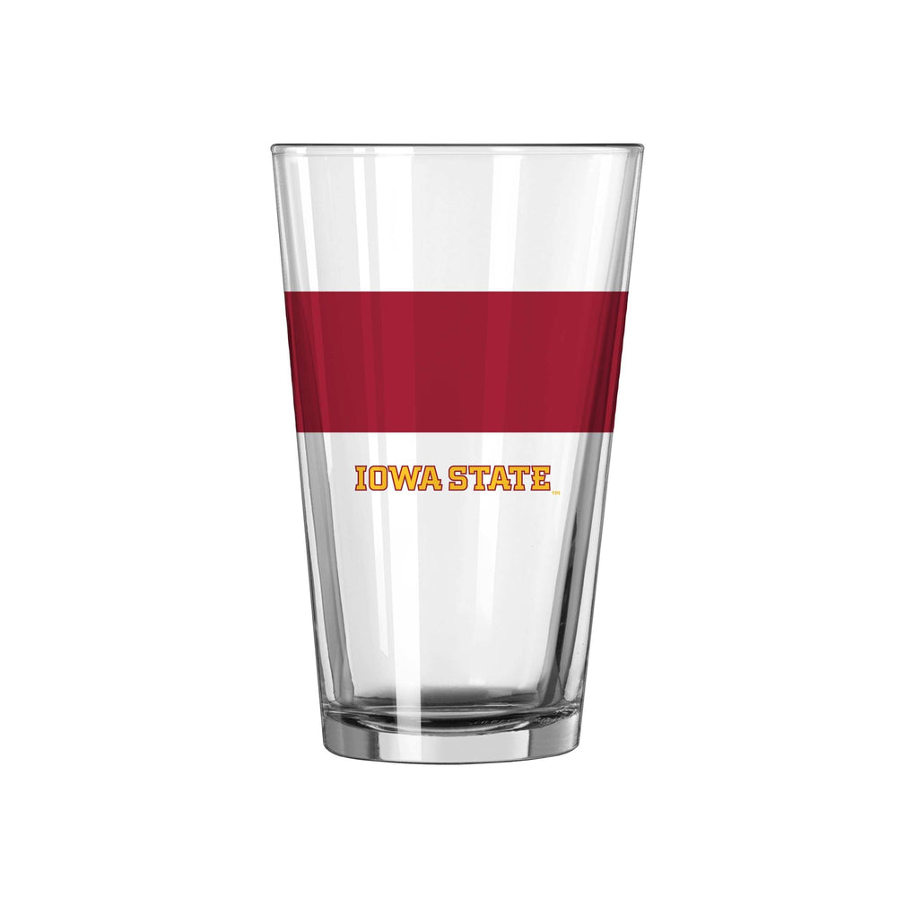 Iowa State 16oz Colorblock Pint Glass - Logo Brands - Flyclothing LLC