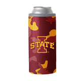 IA State Camo Swagger 12oz Slim Can Coolie - Logo Brands - Flyclothing LLC