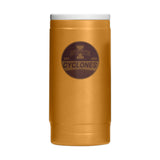 Iowa State 12oz Badge Powdercoat SlimCan Coolie - Logo Brands - Flyclothing LLC