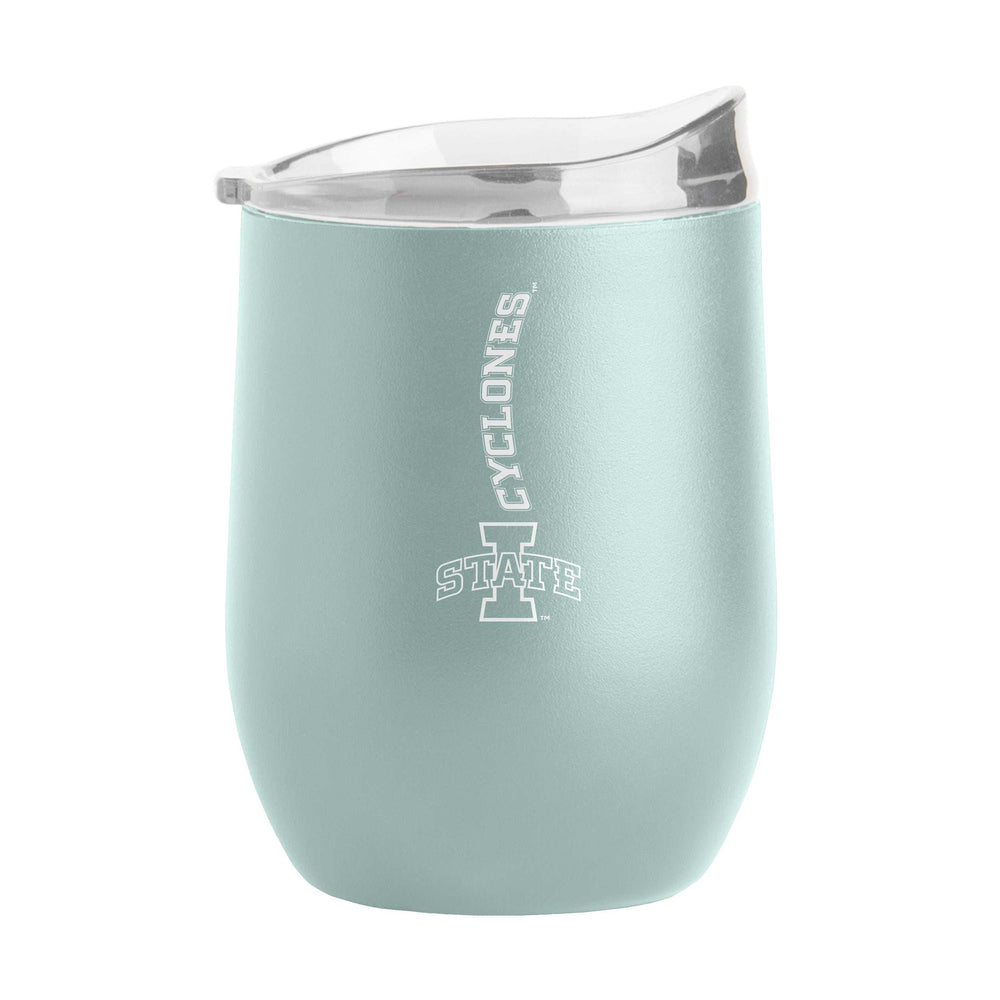 Iowa State 16oz Vertical Powder Coat Curved Beverage - Logo Brands - Flyclothing LLC