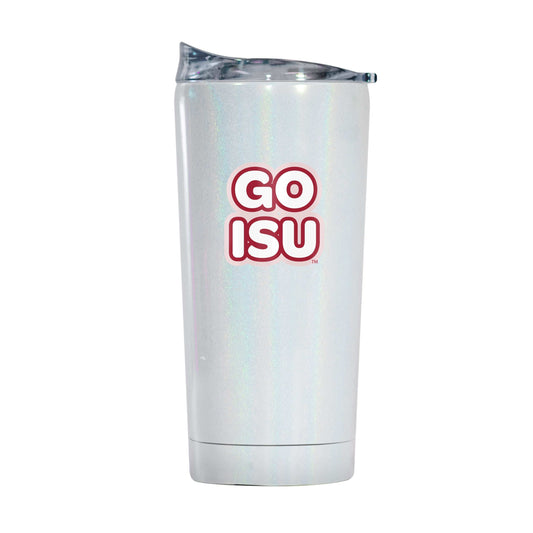 Iowa State 20oz Bubble Iridescent Tumbler - Logo Brands - Flyclothing LLC
