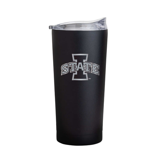 Iowa State Black 20oz Foil Powder Coat Tumbler - Logo Brands - Flyclothing LLC