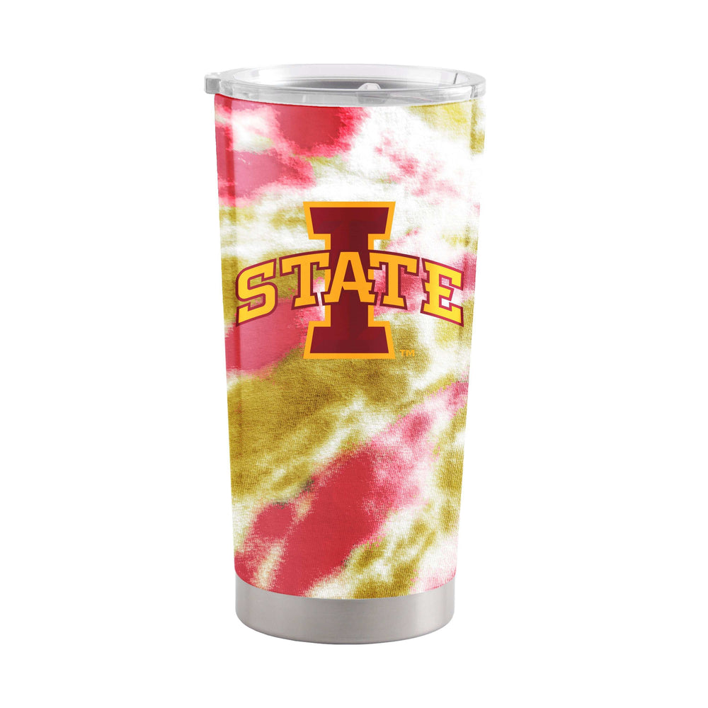 Iowa State 20oz Tie Dye Stainless Steel Tumbler - Logo Brands - Flyclothing LLC