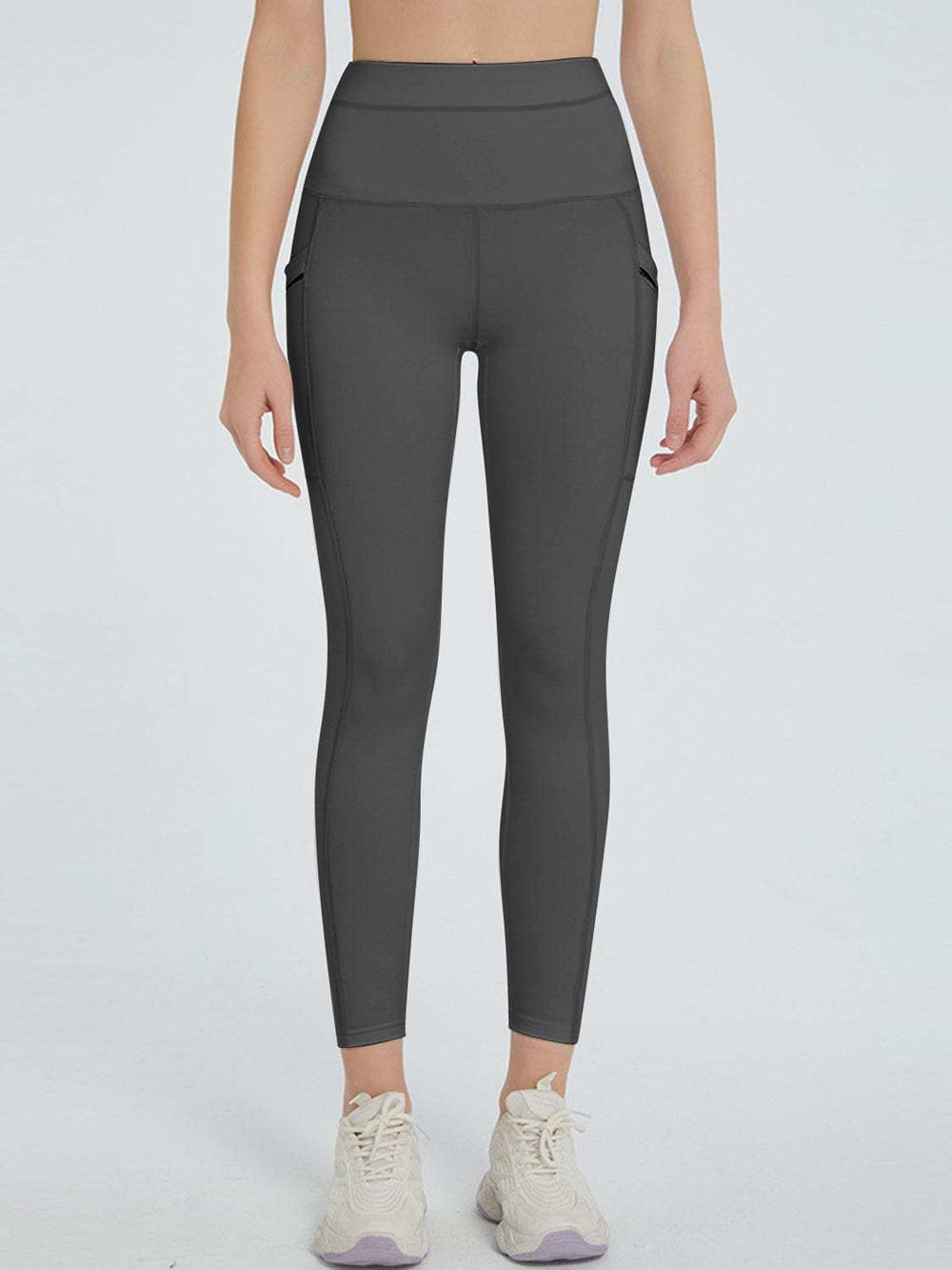 High Waist Active Leggings - Trendsi - Flyclothing LLC